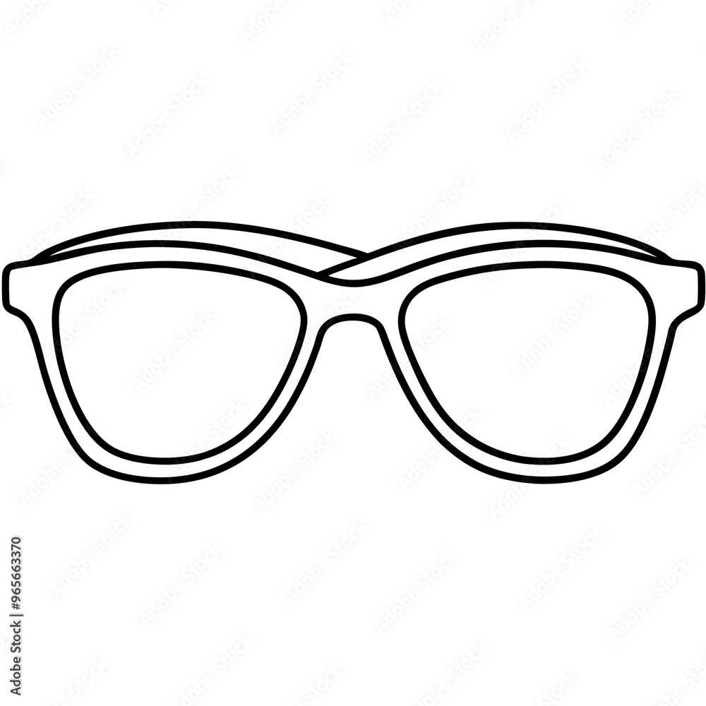 glasses outline coloring book page line art illustration digital drawing glasses outline coloring book page line art illustration digital drawing