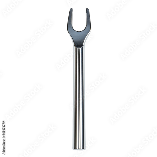 Metal Forked Tool - isolated on White Transparent Background, PNG 