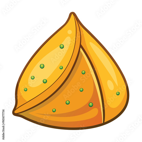 Samosa vector illustration on a white background
