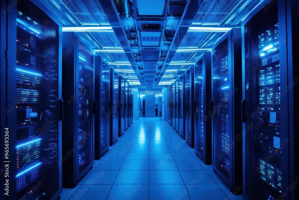 Server computer blue computer lab. Server computer blue computer lab.