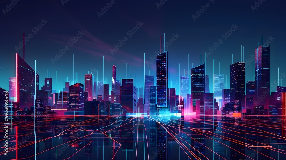 Obraz premium abstract background with lines