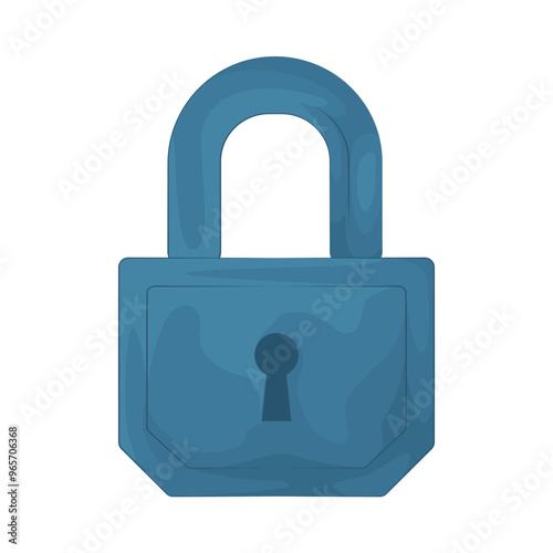 Illustration of padlock 