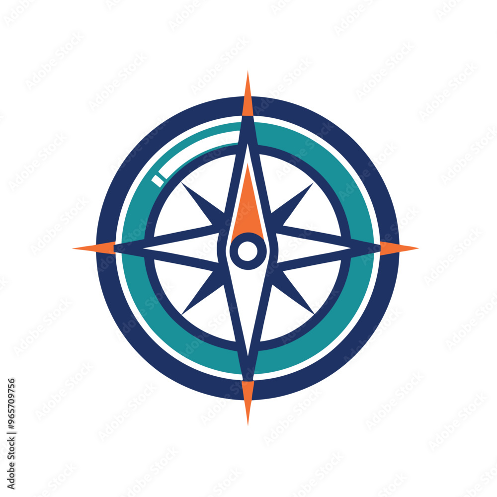 Abstract compass logo icon vector design Abstract compass logo icon vector design