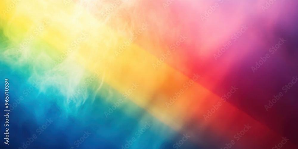 Obraz premium A vibrant and colorful abstract background featuring a blend of rainbow hues and soft textures, perfect for creative projects.