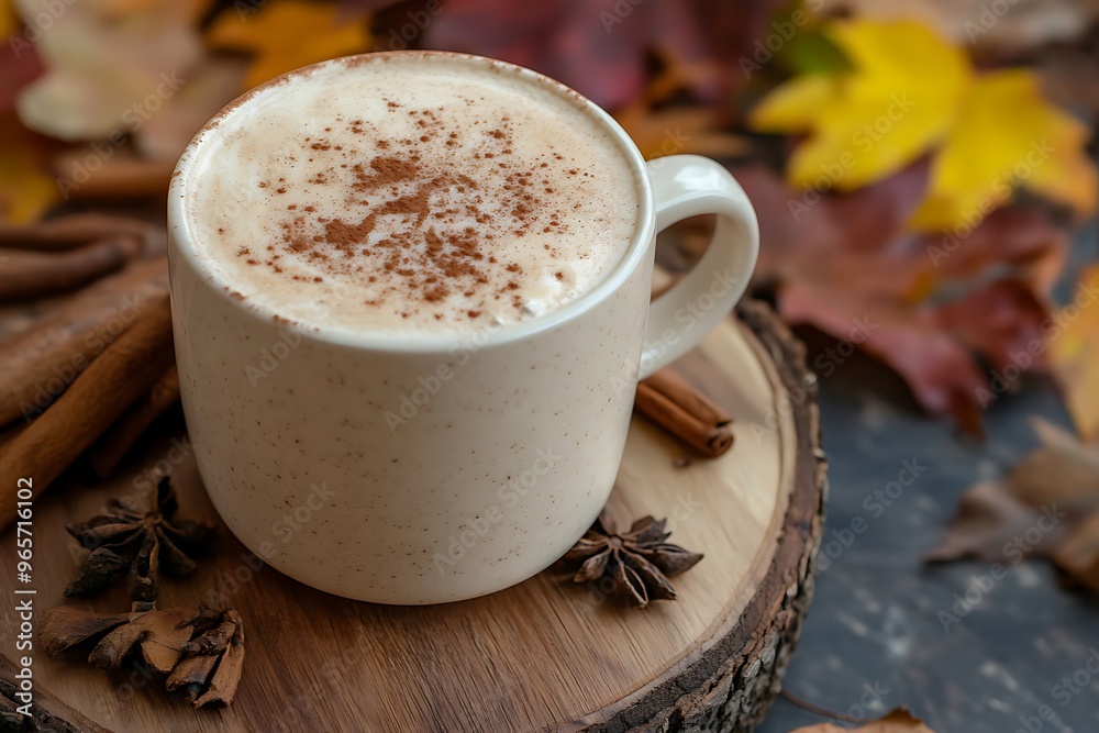 tasty sweet autumn drink spiced latte tasty sweet autumn drink spiced latte