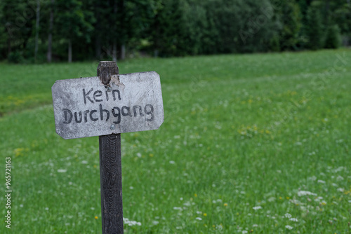 Kein Durchgang