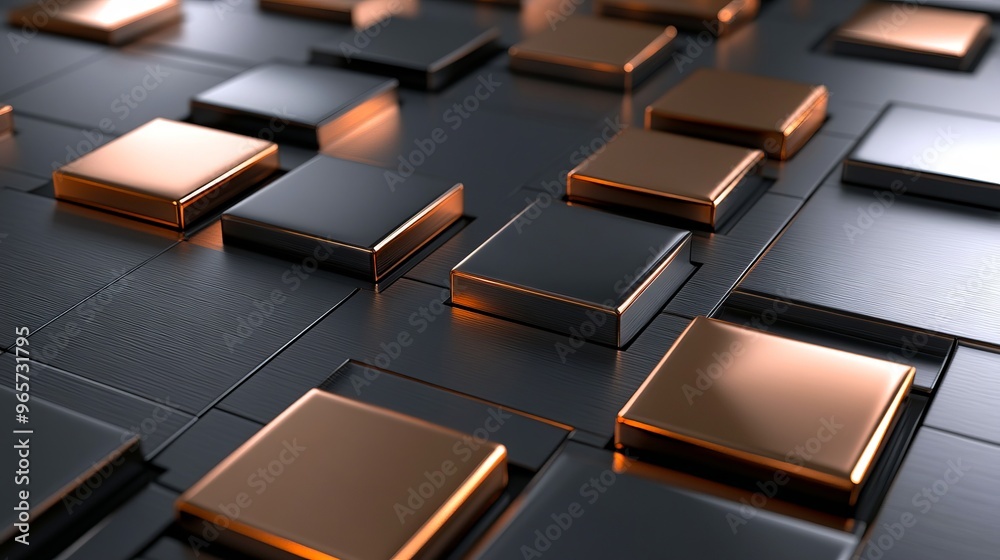 A close up of a metal surface with squares on it A close up of a metal surface with squares on it