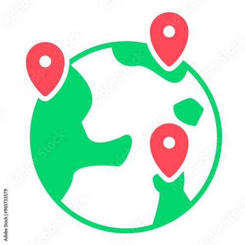 Branch Location icon, bussines franchise