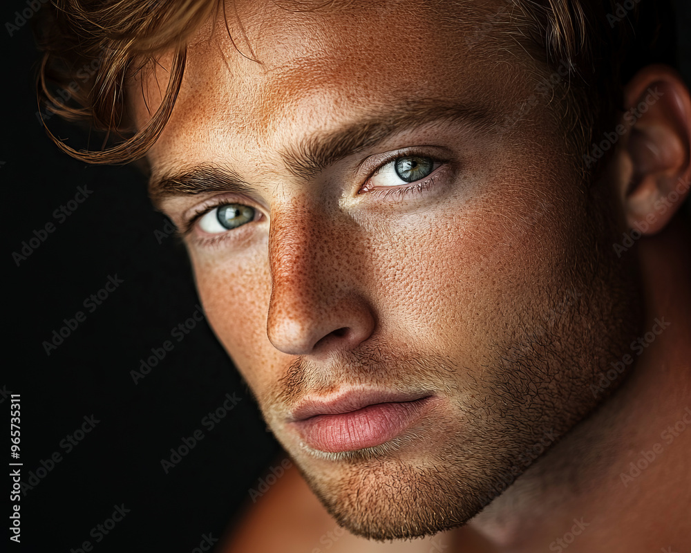 close up portrait of a man close up portrait of a man