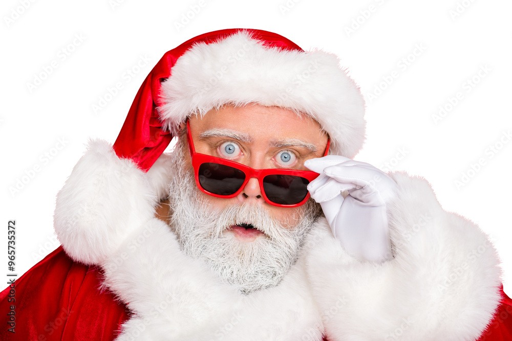 Close-up portrait of his he amazed stunned funky fat overweight plump gray-haired bearded man incredible news putting specs off isolated over bright vivid shine red background Close-up portrait of his he amazed stunned funky fat overweight plump gray-haired bearded man incredible news putting specs off isolated over bright vivid shine red background