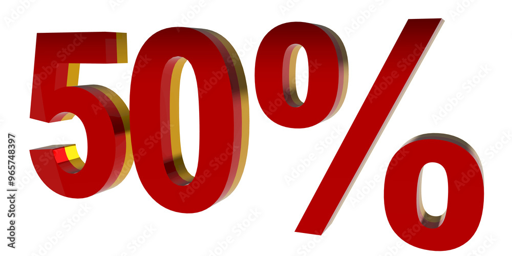 the 50 percent mark is red with a combination of gold the 50 percent mark is red with a combination of gold