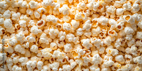 Kettle corn in a pile, showing popped kernels with a consistent appearance