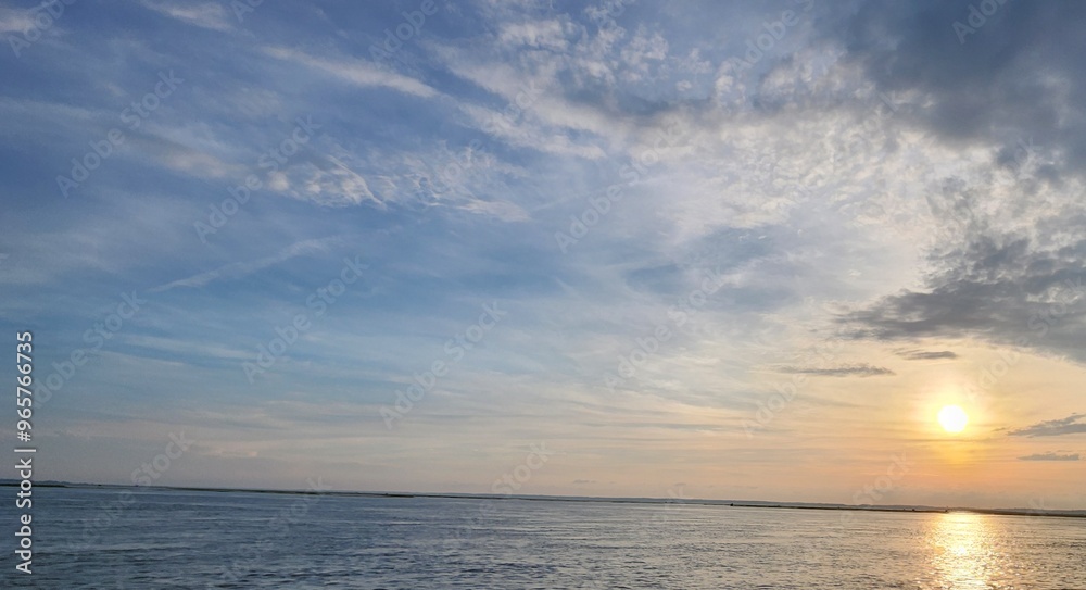 Obraz premium Sunset Chincoteague Island