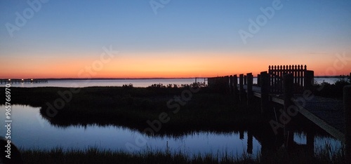 Sunset Chincoteague Island photo