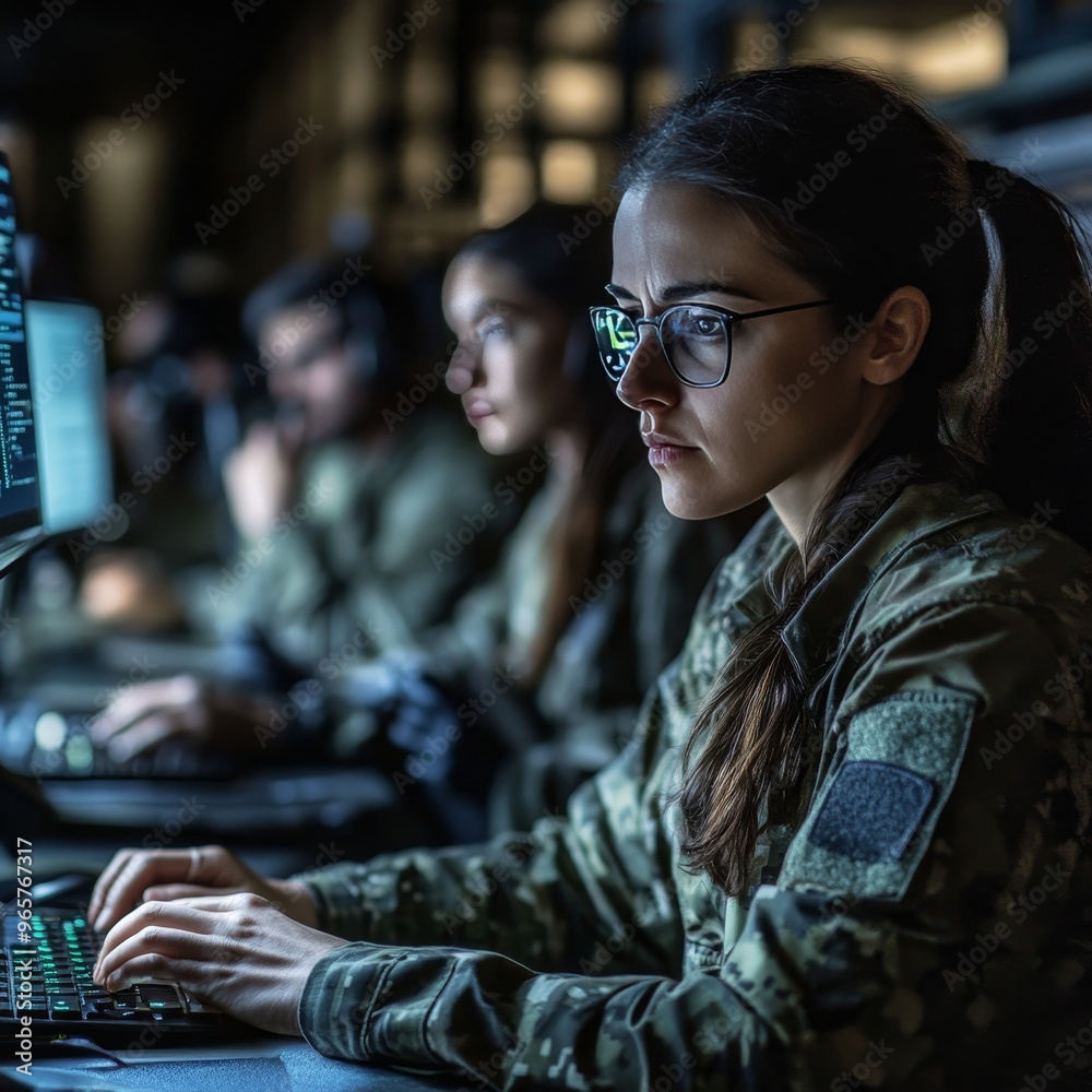 Cybersecurity Team Monitors AI Threats, Protecting Digital Data and Consumer Privacy. Cybersecurity Team Monitors AI Threats, Protecting Digital Data and Consumer Privacy.