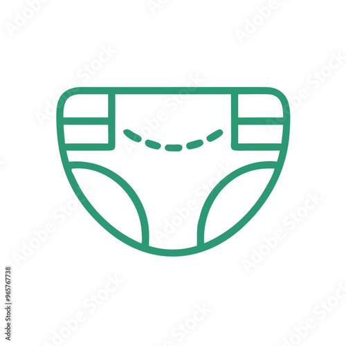 Cloth Diaper Icon
