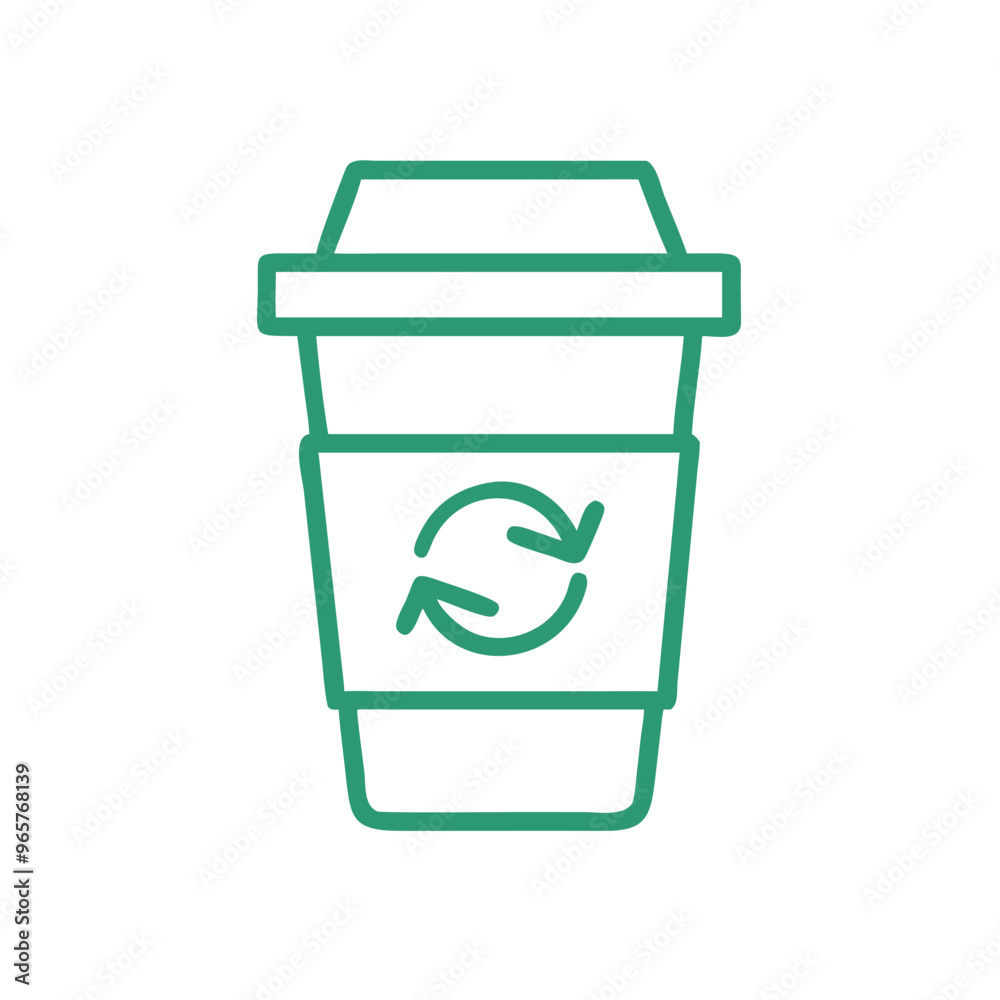 Reusable Coffee Cup Icon
