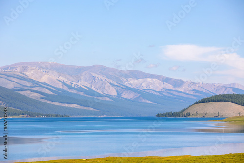The Khuvsgul lake in Mongolia.