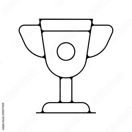 couper Icone logo medaillle trophee prix label premier place competition sport ruban