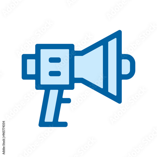 ensemble picto icones symbole annonce urgent bleu epais