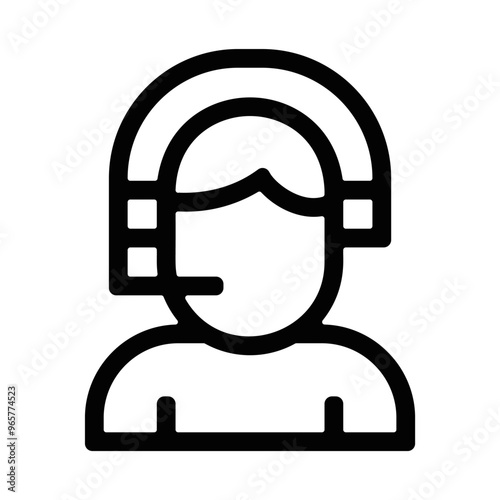 ensemble picto icones symbole appel assistance call center sav contournoir epais