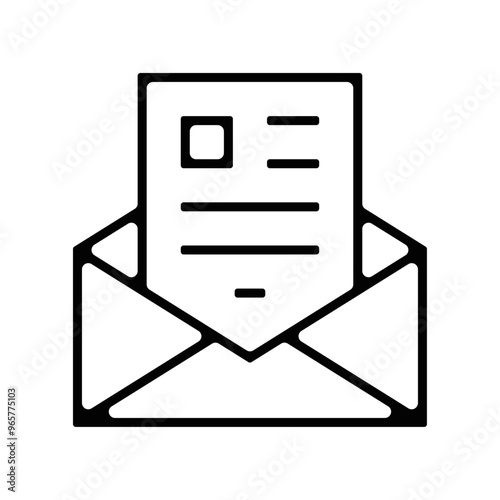 picto icones envoi reception email messagerie