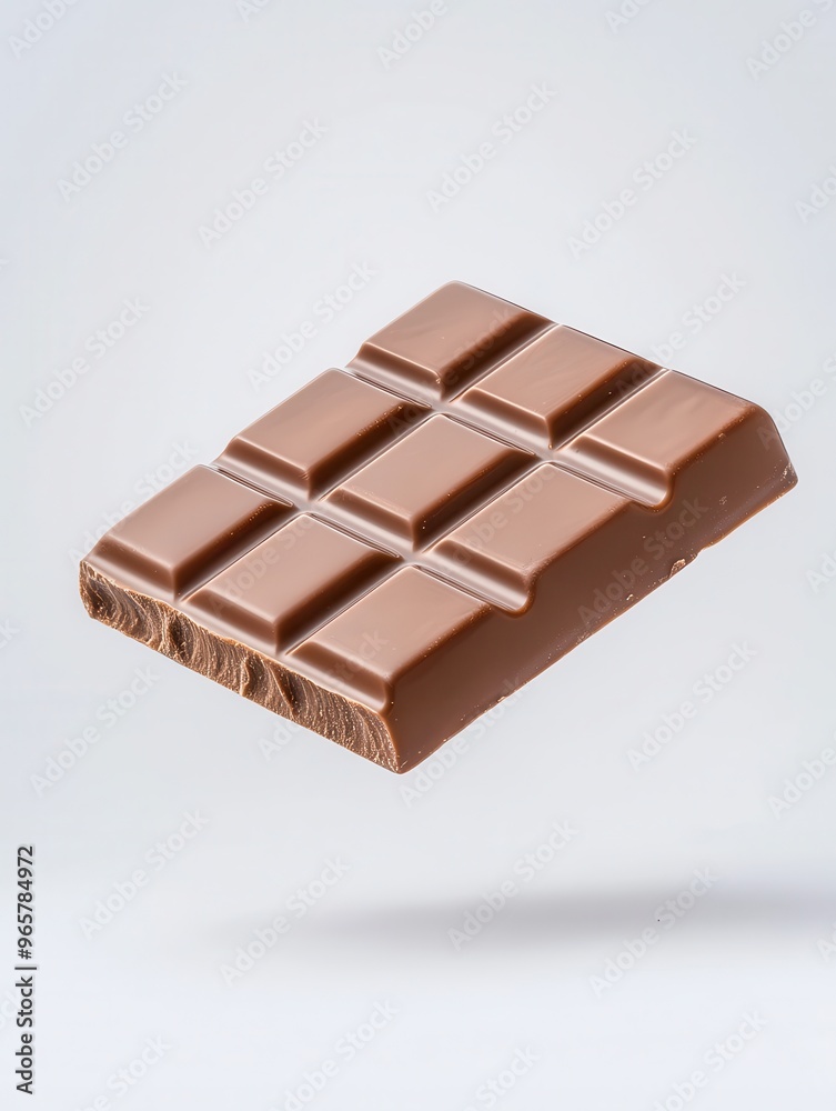 Dark chocolate chunks isolated on white background. Dark chocolate chunks isolated on white background.