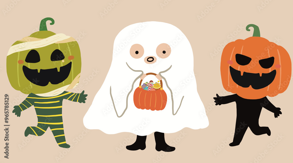 halloween spooky character illustration halloween spooky character illustration