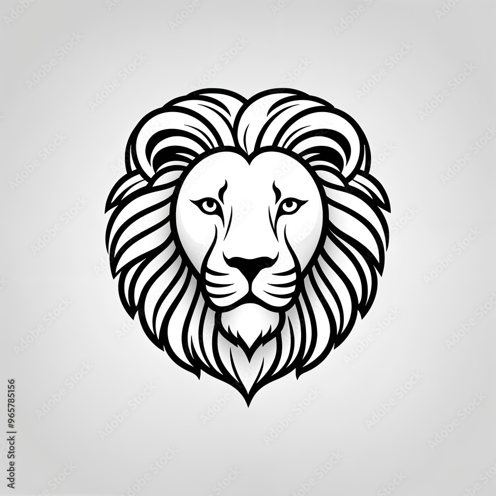 Obraz premium lion head mascot. lion head design. lion head vector. head of lion. lion head profile