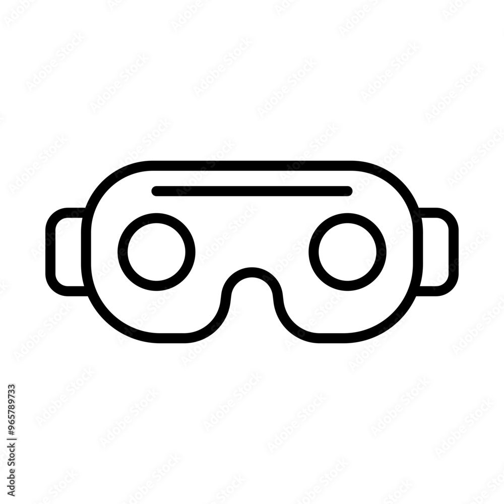 Glasses line icon