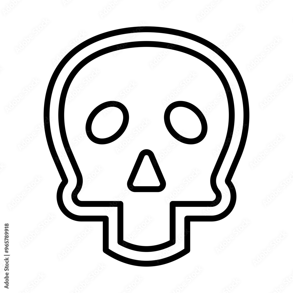 Skull line icon Skull line icon