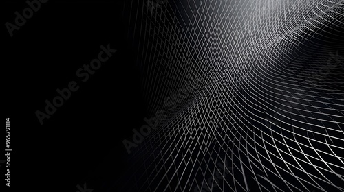 Sleek Minimalist Abstract Grid Background with Intersecting Lines