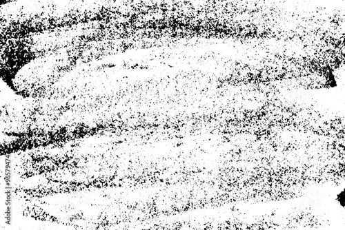 Grunge black and white scratched textured background. Abstract messy and distressed element. (vector)