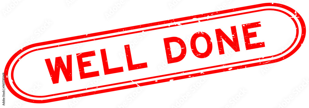 Grunge red well done word rubber seal stamp on white background Grunge red well done word rubber seal stamp on white background