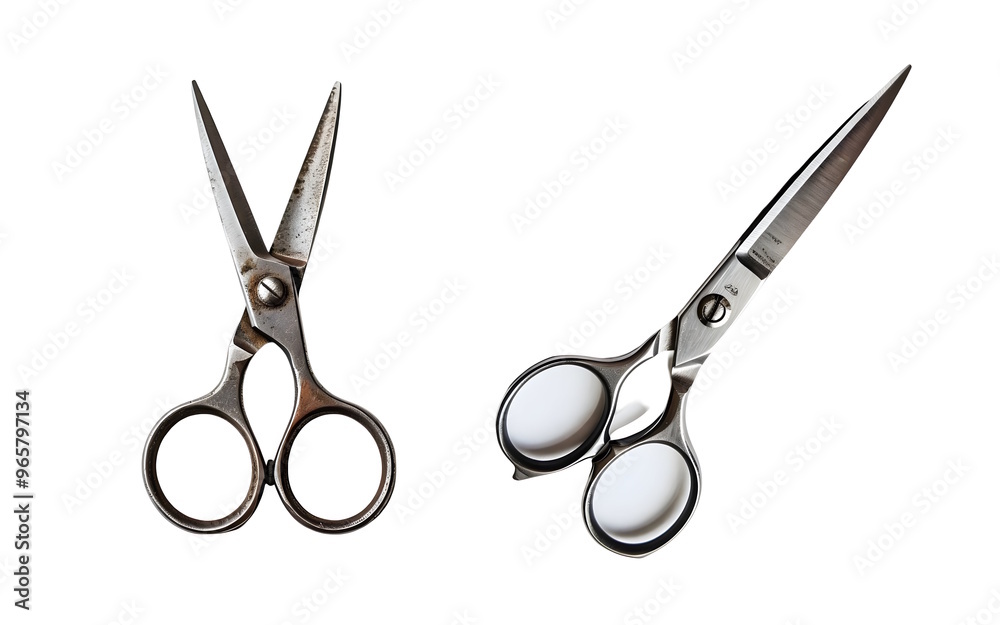 Old scissor versus new scissor Old scissor versus new scissor