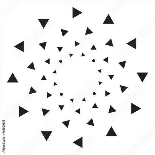 triangle rotation icon vector illustration