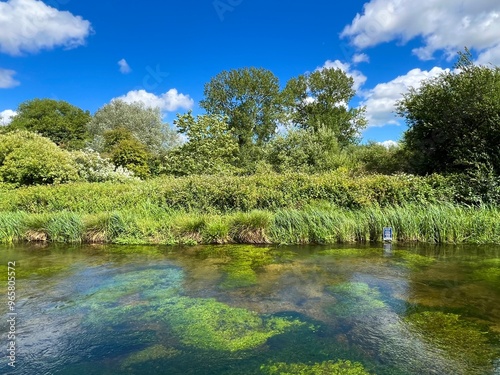 River Itchen in Hampshire, England photo