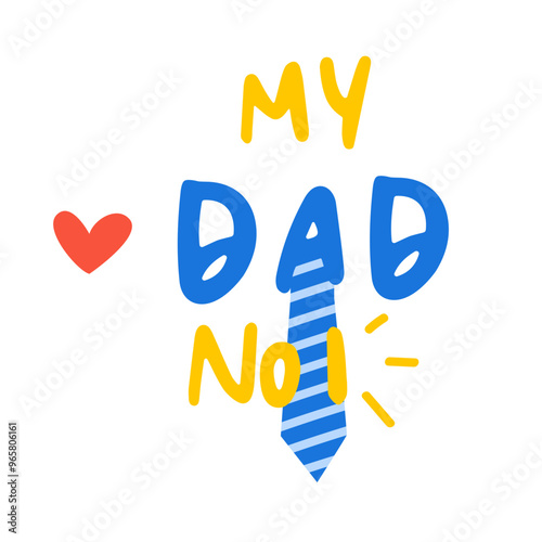 My dad no1 illustration