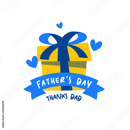 Thanks dad illustration