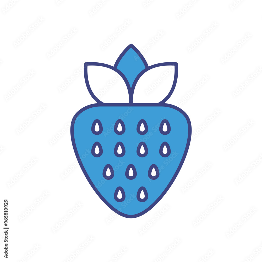Strawberry vector icon stock illustration Strawberry vector icon stock illustration
