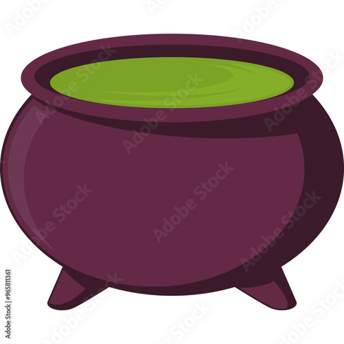 Halloween Cauldron Illustration