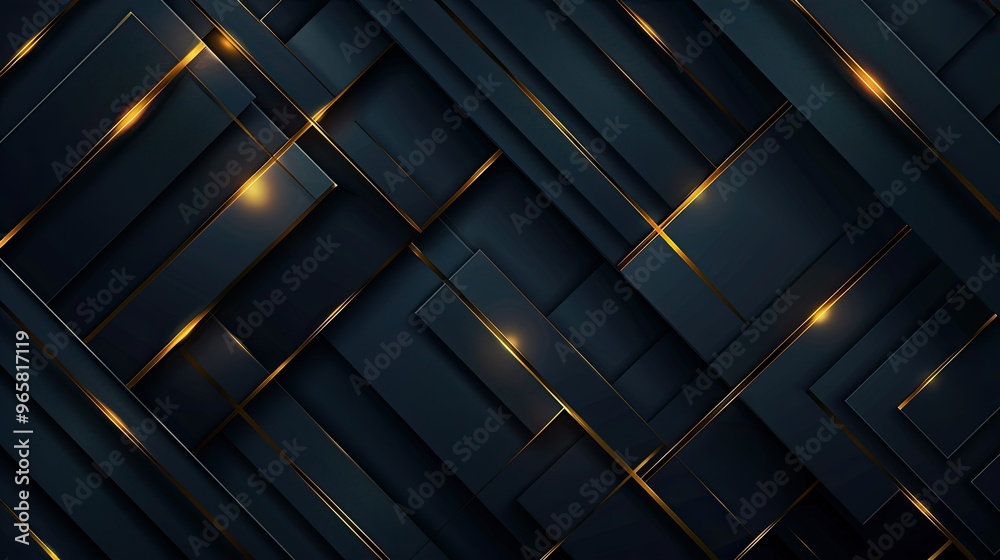 A sleek, modern abstract background featuring dark geometric shapes with golden highlights, ideal for digital designs. A sleek, modern abstract background featuring dark geometric shapes with golden highlights, ideal for digital designs.