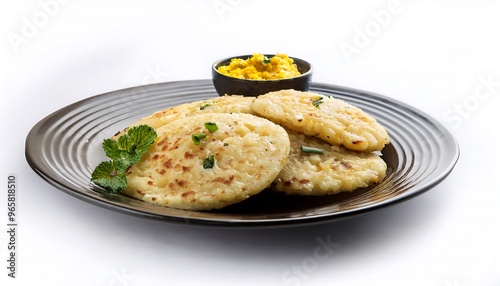 Delicious South Indian Appam with Coconut Chutney