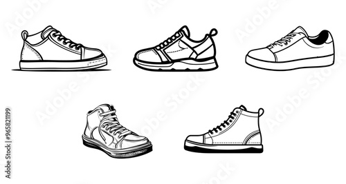 men's shoe pack icon, design
