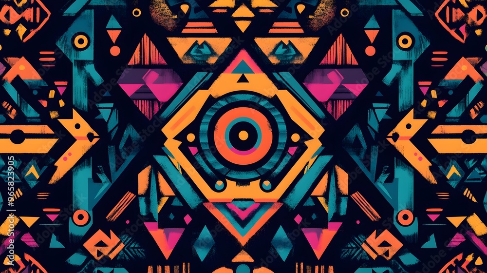 Abstract Geometric Pattern. Abstract Geometric Pattern.