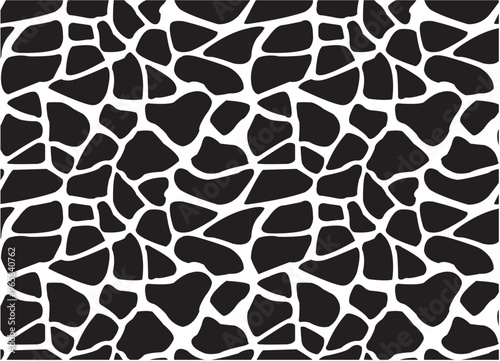 Crocodile animal skin pattern of dinosaur and snake reptile leather, vector background. Abstract black and white crocodile or snake skin pattern of python, alligator or cobra leather mesh texture