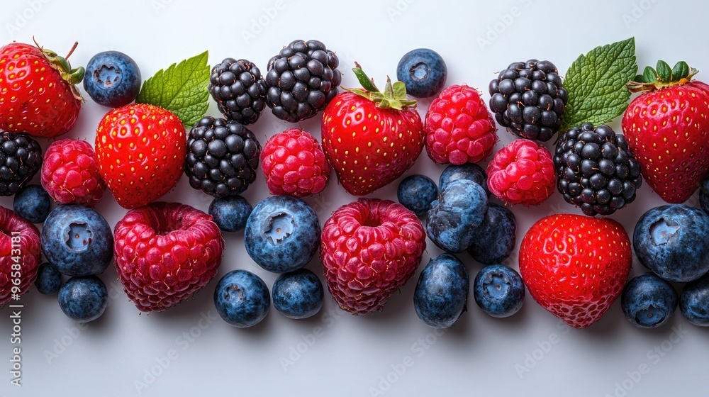 A Vibrant Selection of Assorted Berries Perfect for Healthy Recipes and Fruity Desserts A Vibrant Selection of Assorted Berries Perfect for Healthy Recipes and Fruity Desserts