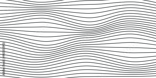 Abstract white background from lines. Wavy line drawing . Design element.