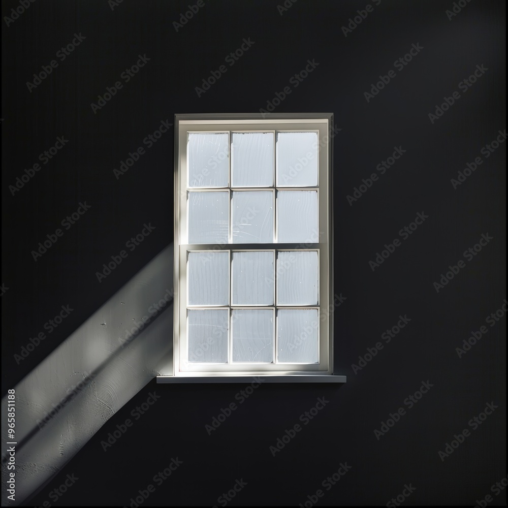 Sunlight streams through a window. Sunlight streams through a window.