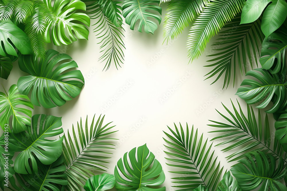 A green leafy plant with a white background